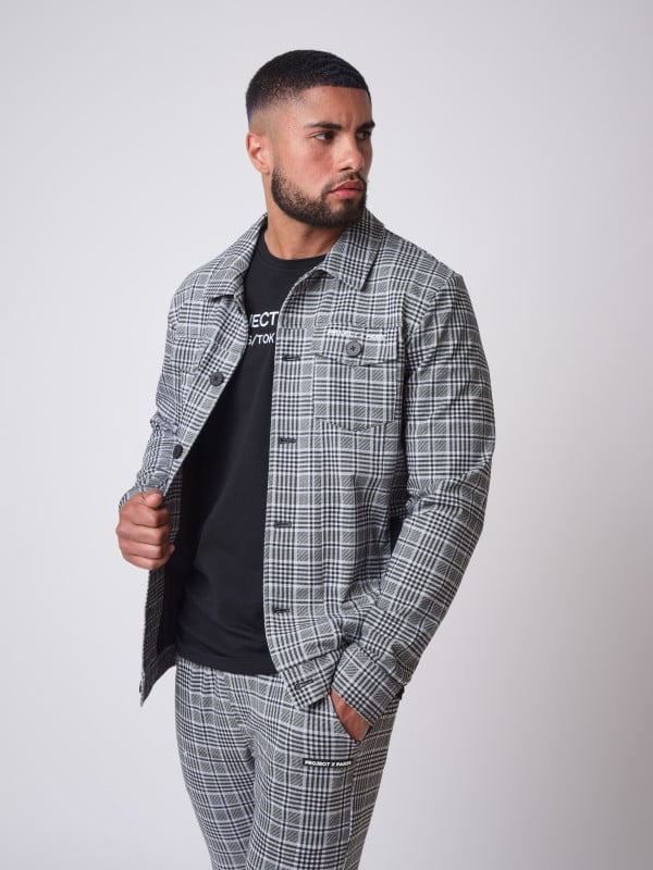 Project X Paris Veste à Motif Carreaux