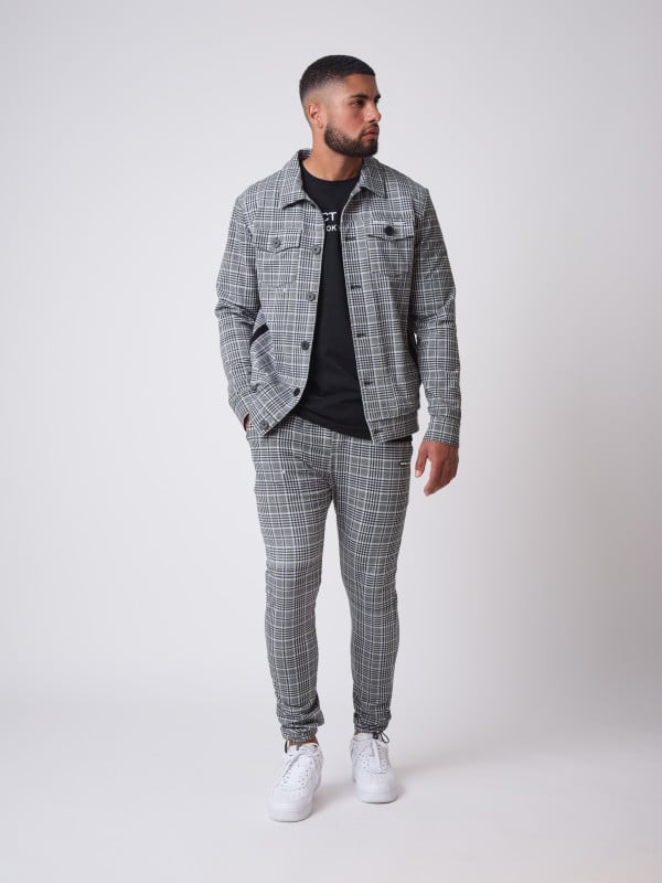 Project X Paris Veste à Motif Carreaux