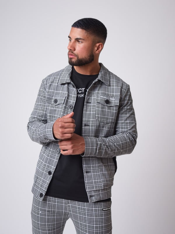 project x paris Veste à motif carreaux