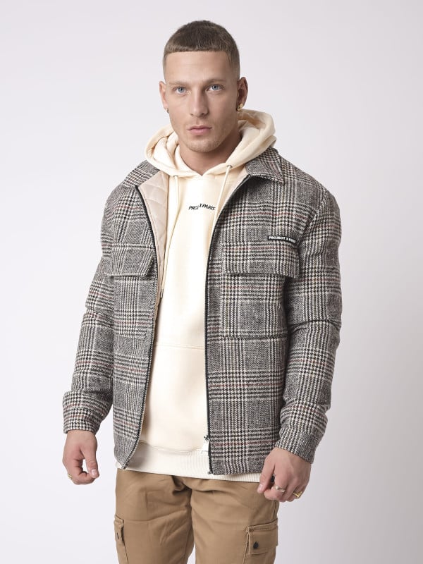 project x paris Veste à motif carreaux
