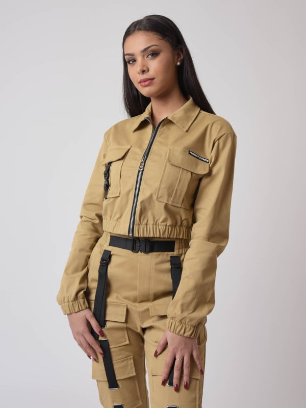 Project X Paris Veste à Poches Col Chemise