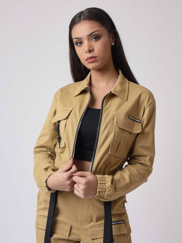 project x paris Veste à poches col chemise