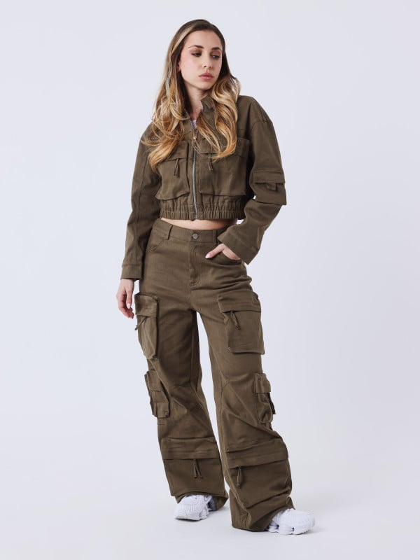 Project X Paris Veste Cargo Courte Poly