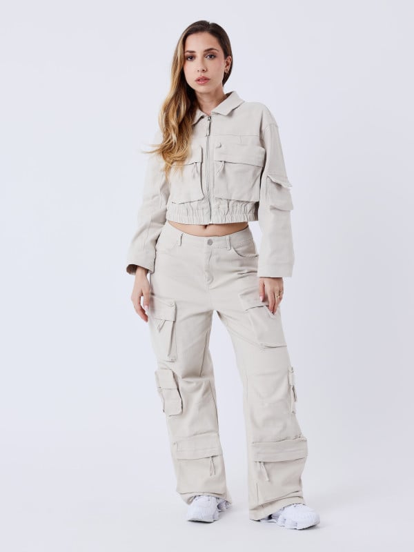 Project X Paris Veste Cargo Courte Poly