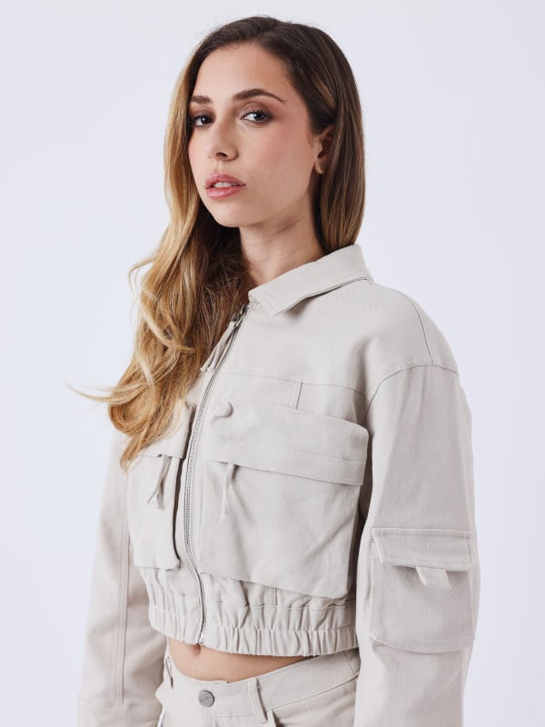 Project X Paris Veste Cargo Courte Poly