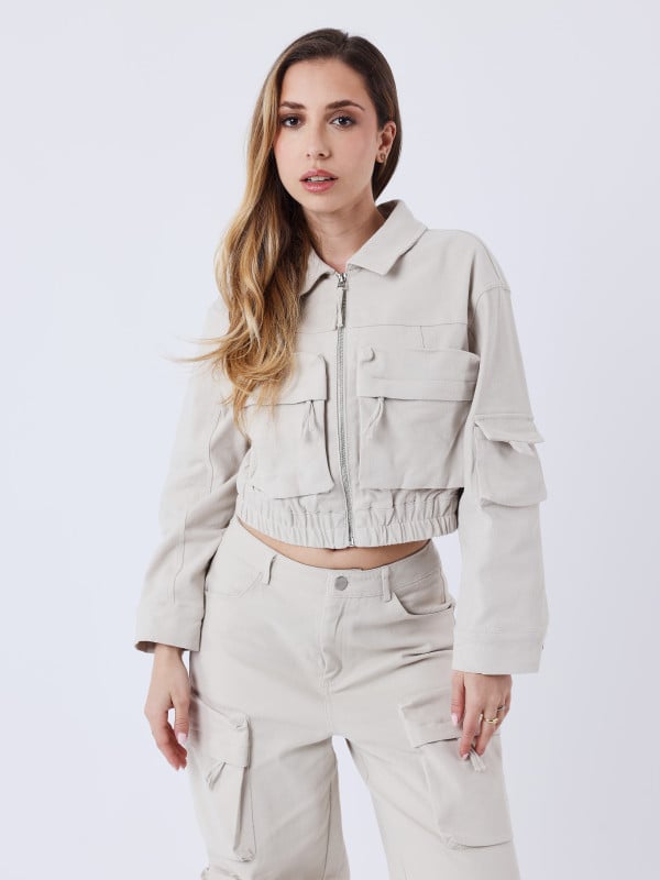 project x paris Veste cargo courte poly