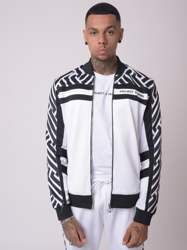Project X Paris Veste Col Teddy Imprimé Graphique