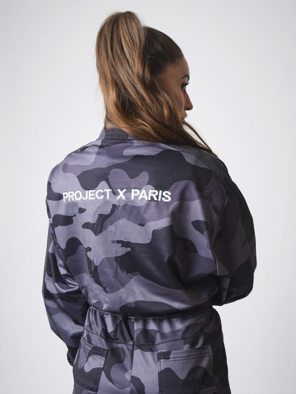 Project X Paris Veste Courte Motif Camouflage