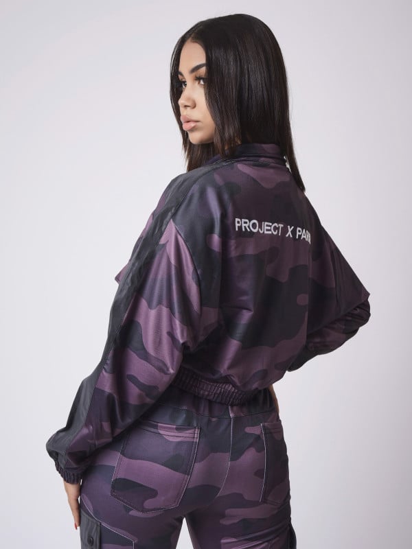 Project X Paris Veste Courte Motif Camouflage