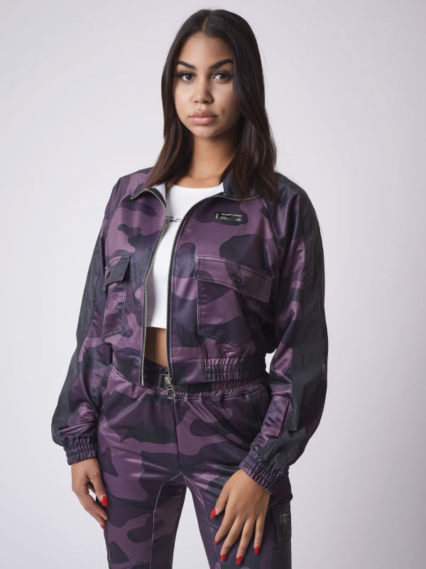 project x paris Veste courte motif camouflage