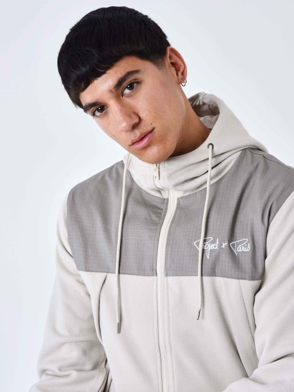 project x paris Veste de jogging bi-matière