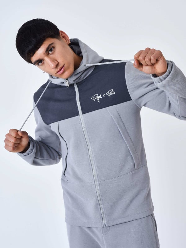 project x paris Veste de jogging bi-matière