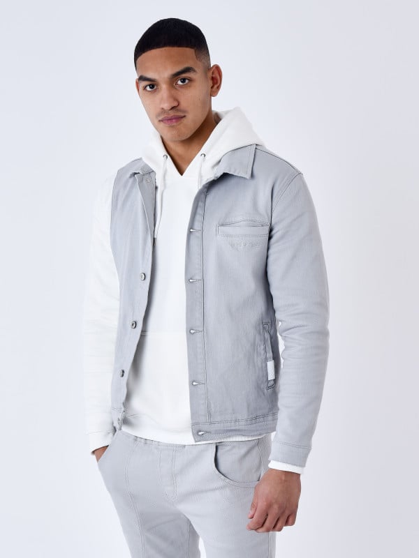Project X Paris Veste Denim Bicolore