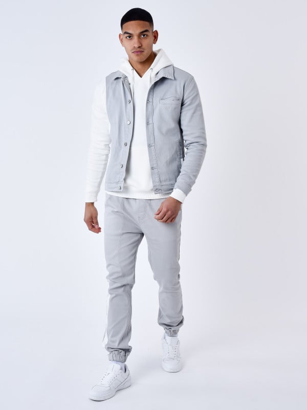 Project X Paris Veste Denim Bicolore