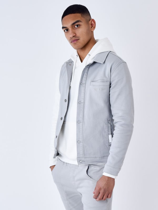 Project X Paris Veste Denim Bicolore