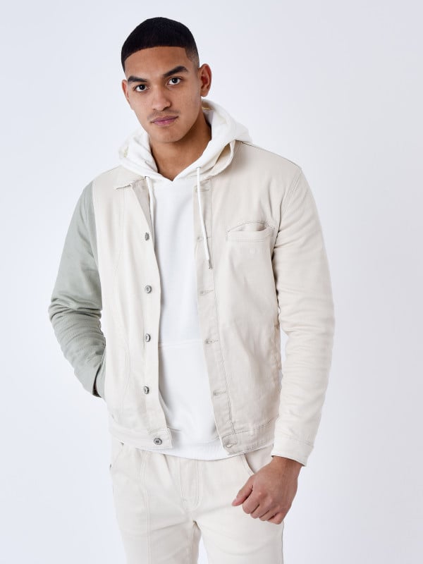 Project X Paris Veste Denim Bicolore