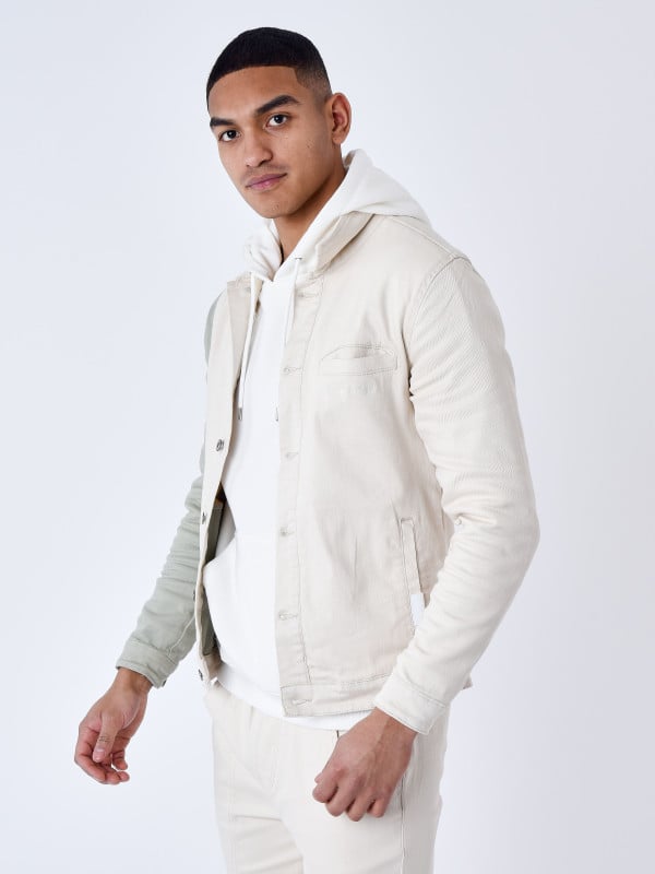 Project X Paris Veste Denim Bicolore