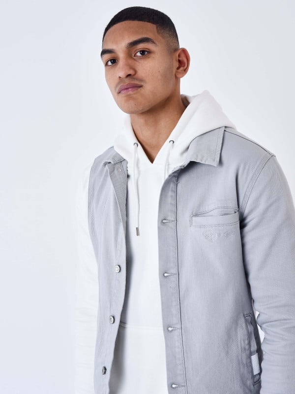 project x paris Veste denim bicolore
