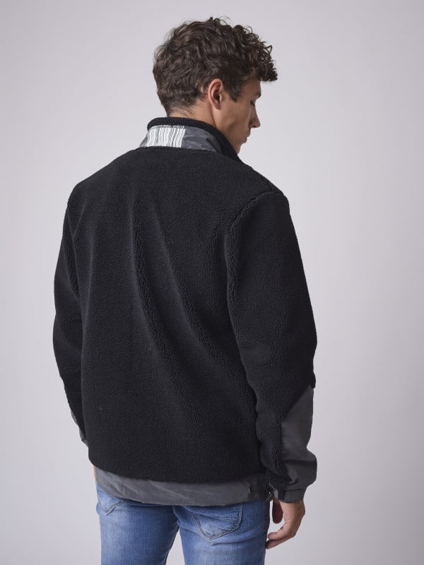 Project X Paris Veste Effet Laine Peau De Mouton