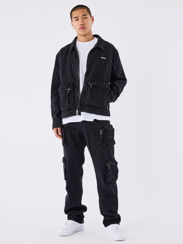 Project X Paris Veste En Denim Brute Workwear