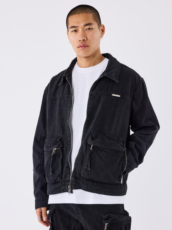 project x paris Veste en denim brute workwear