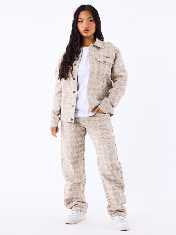 Project X Paris Veste En Toile à Motif Géometrique