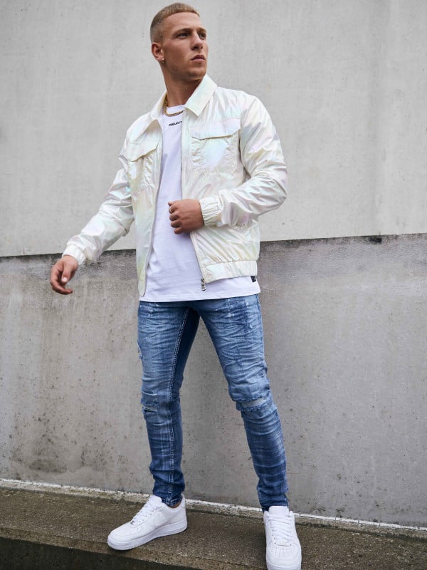 Project X Paris Veste Matière Irisé
