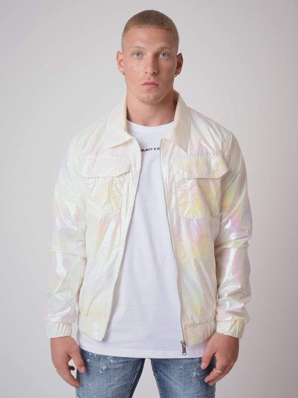 Project X Paris Veste Matière Irisé