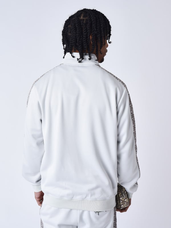 Project X Paris Veste Zippé à Bande Imprimé