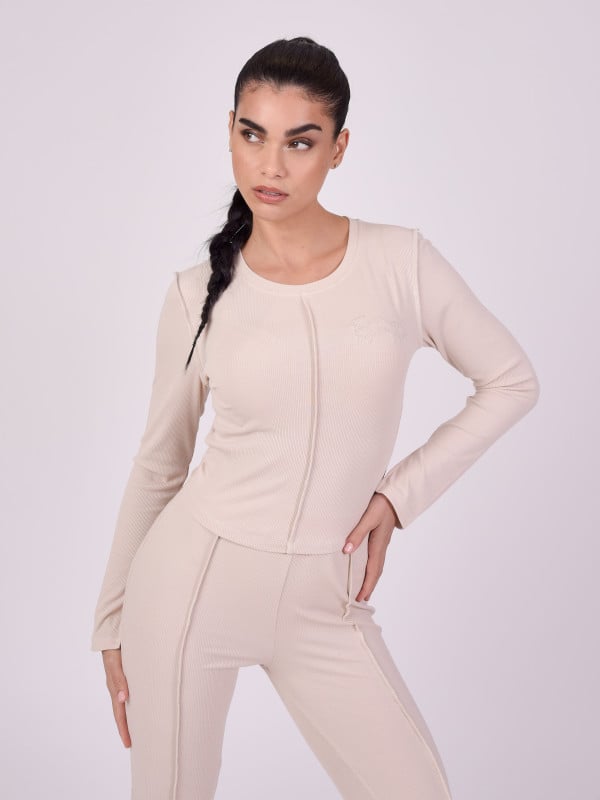 Project X Paris Pull Manches Longues Coutures Apparentes