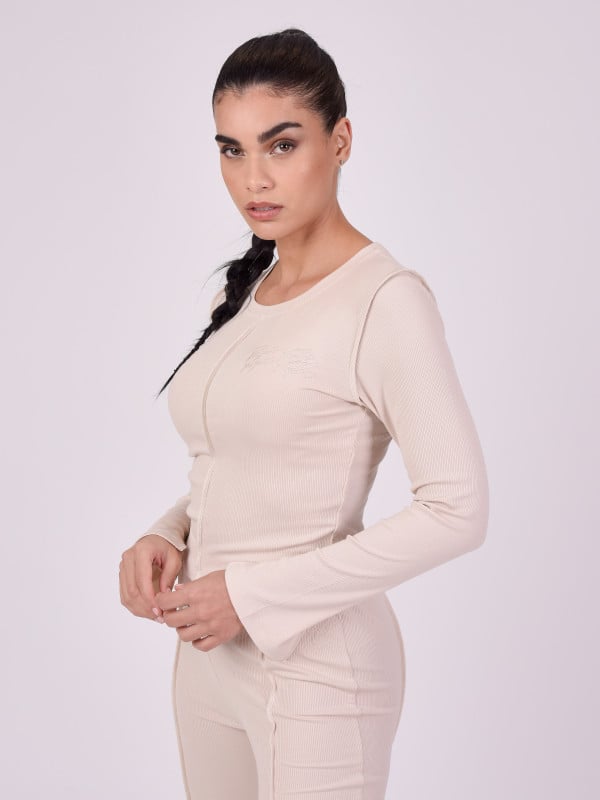 Project X Paris Pull Manches Longues Coutures Apparentes