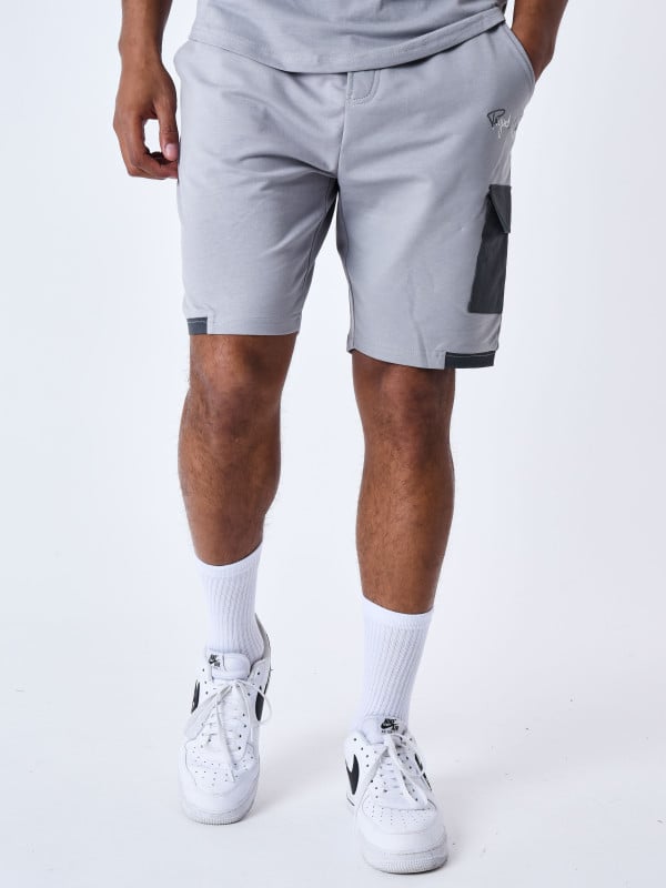 Project X Paris Short Avec Bande Contrastée Logotée