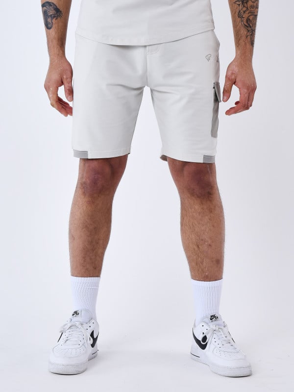 Project X Paris Short Avec Bande Contrastée Logotée