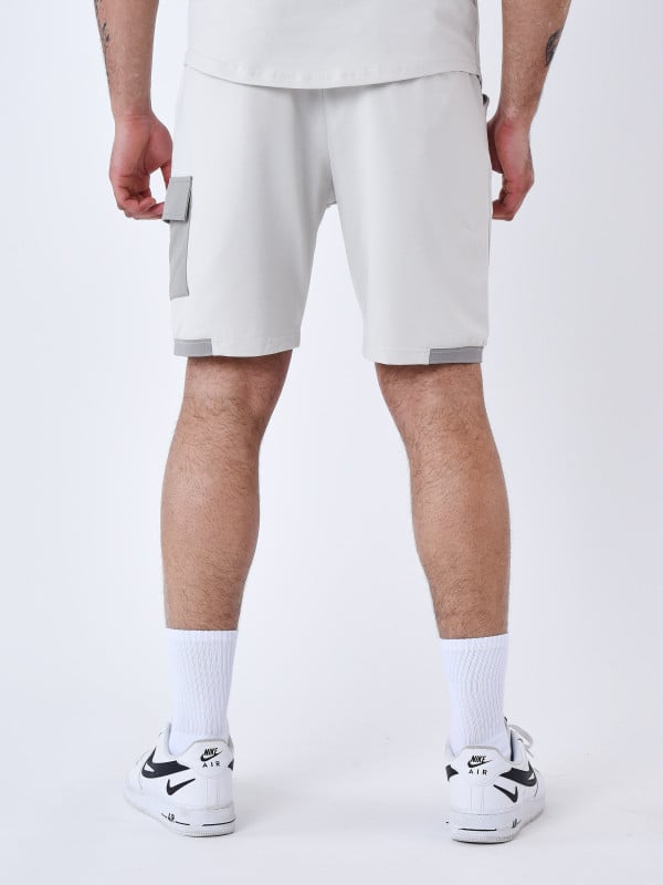 Project X Paris Short Avec Bande Contrastée Logotée