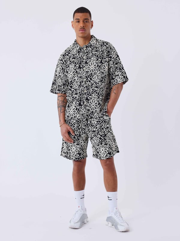 Project X Paris Short Kalash X PXP à Motifs Naturel