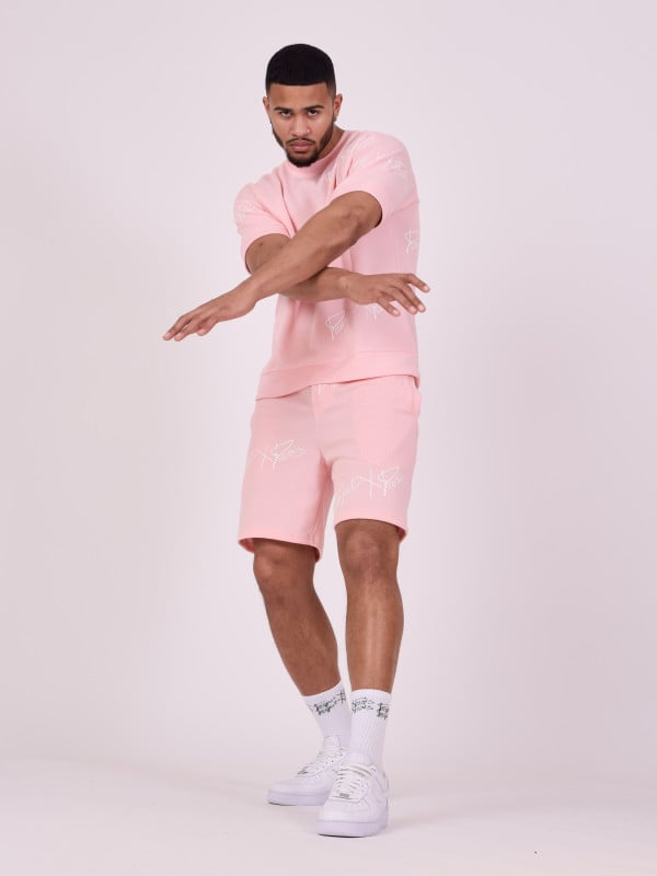 Project X Paris Short Soft Style Maille Imprimé Logo