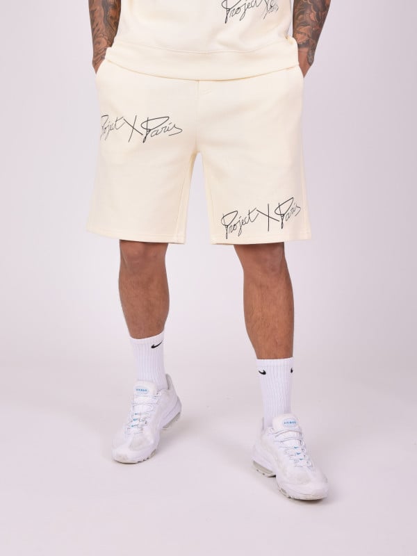 Project X Paris Short Soft Style Maille Imprimé Logo