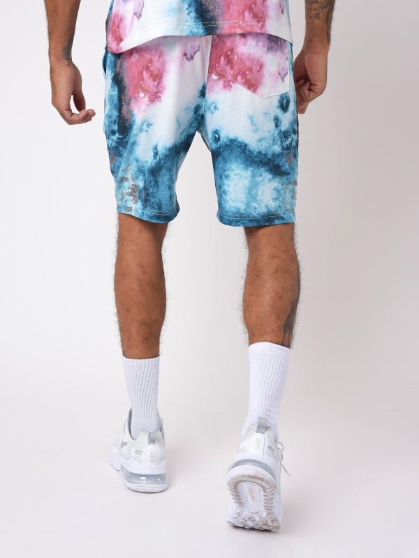 Project X Paris Short Tie & Dye Avec Broderie Logo Basic