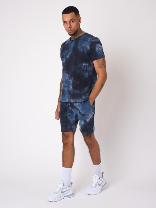 Project X Paris Short Tie & Dye Avec Broderie Logo Basic