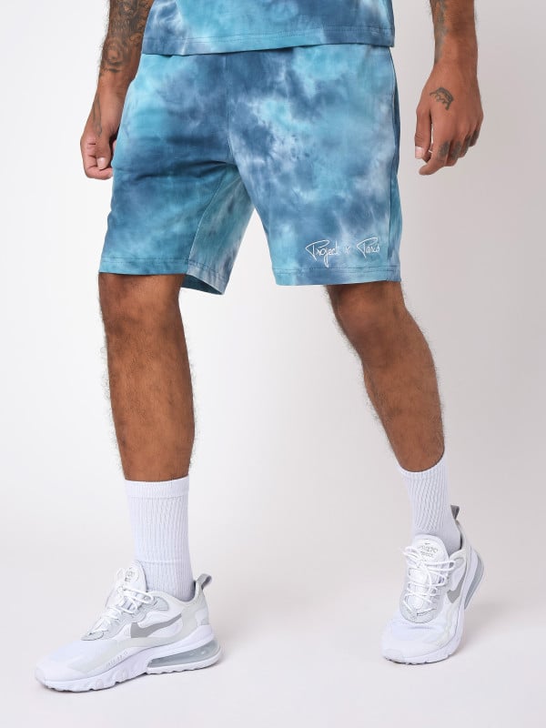 Project X Paris Short Tie & Dye Avec Broderie Logo Basic