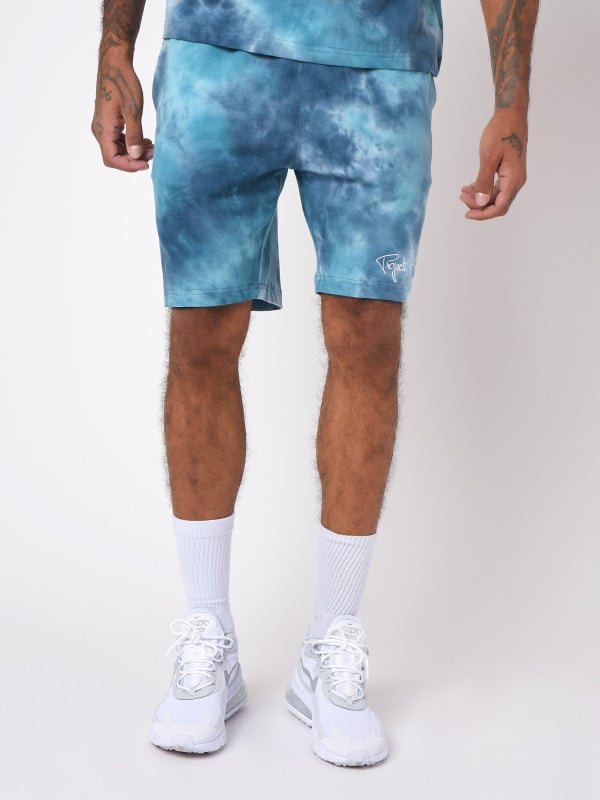 project x paris Short tie & dye avec broderie logo basic