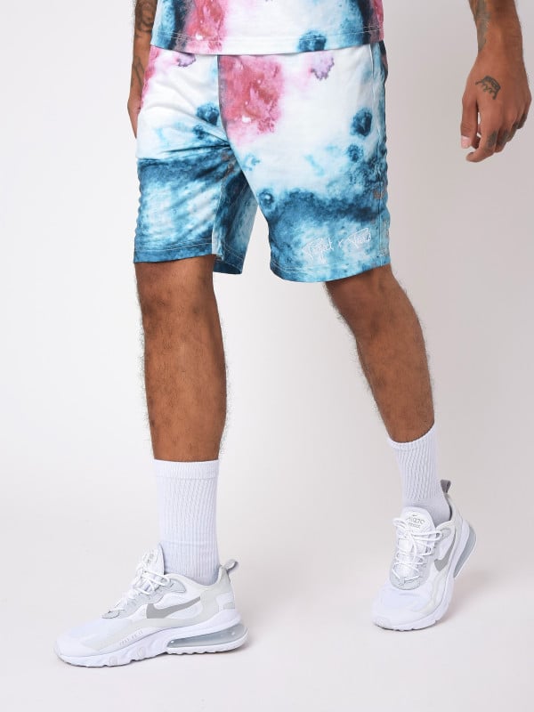 project x paris Short tie & dye avec broderie logo basic