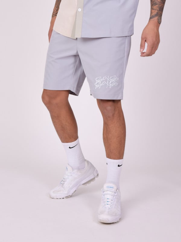 Project X Paris Short Uni Avec Broderie Double Logo