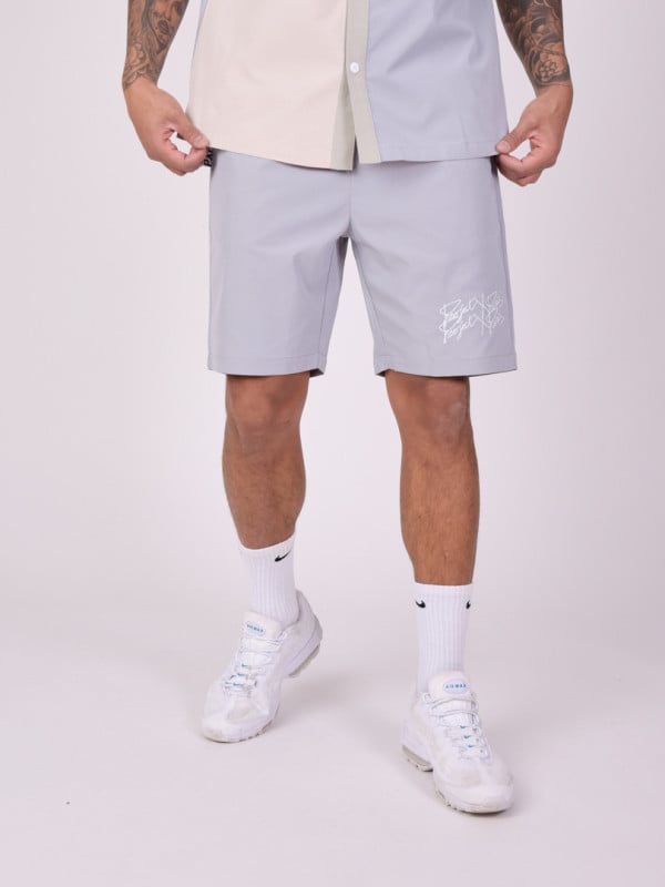 Project X Paris Short Uni Avec Broderie Double Logo