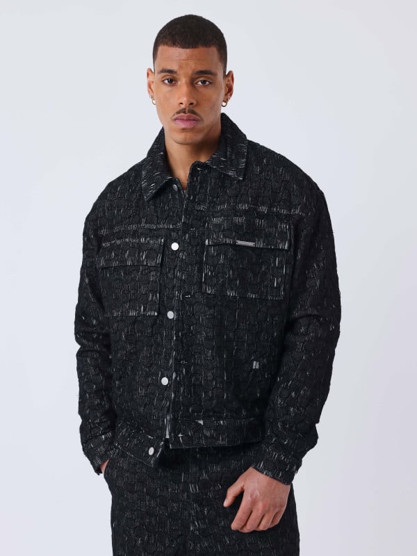 Project X Paris Surchemise Kalash X PXP En Denim A Motif Damier