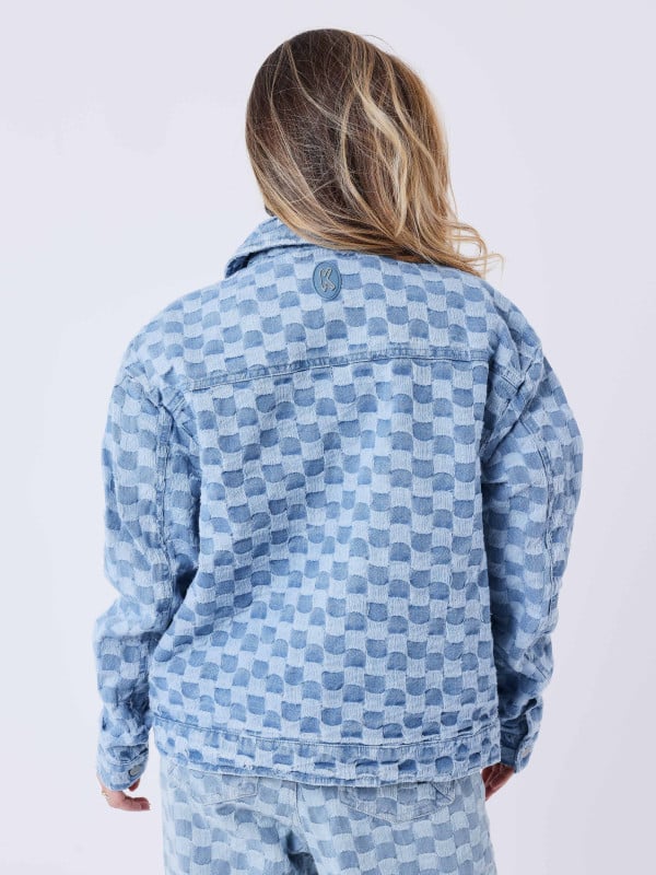 Project X Paris Surchemise Kalash X PXP En Denim A Motif Damier