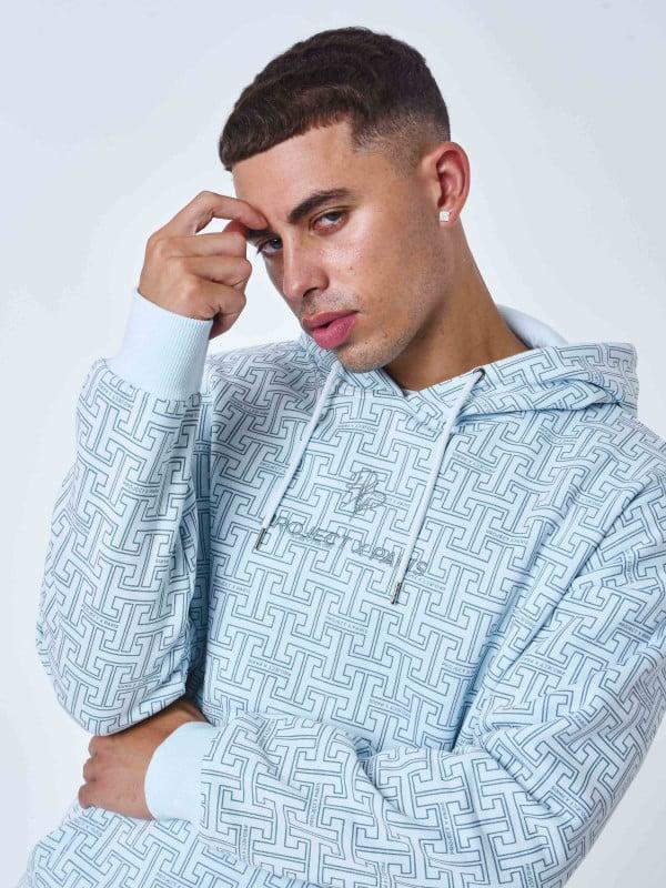 Project X Paris Sweat à Capuche All Over Labyrinthe