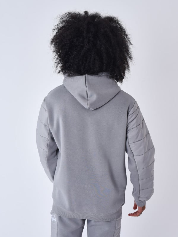 Project X Paris Sweat à Capuche Avec Empiècement Bimatière