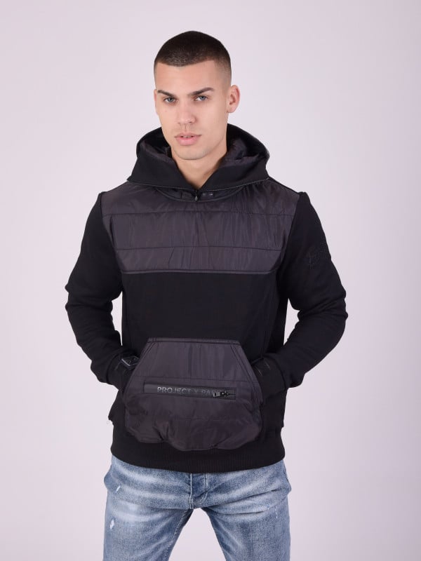 Project X Paris Sweat à Capuche Avec Poche Kangourou Matelassé