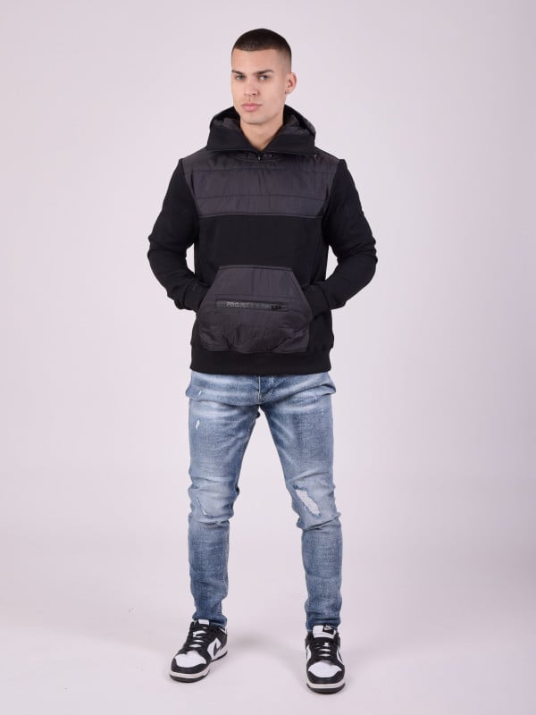 Project X Paris Sweat à Capuche Avec Poche Kangourou Matelassé